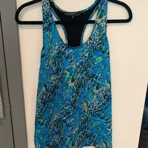 Metropark Blue Racerback Tank